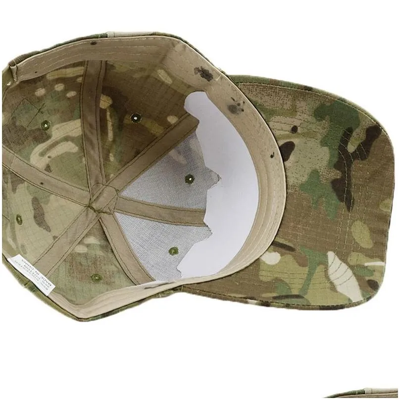Outdoor Sport Camouflage Hat Baseball s Simplicity Tactical Army Camo Hunting Hats Adult Cap 220727