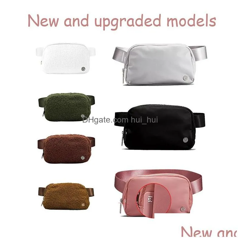 wholesale yoga genuine lulu belt chest fleece bag s designers woman outdoors sport nylon waistpacks travel womens men wool655