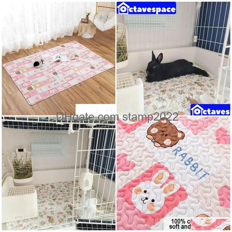 other pet supplies rabbit floor mat sofa cushion training pad guinea pig lapin cage cat dog sleeping blanket fence bunny 230925