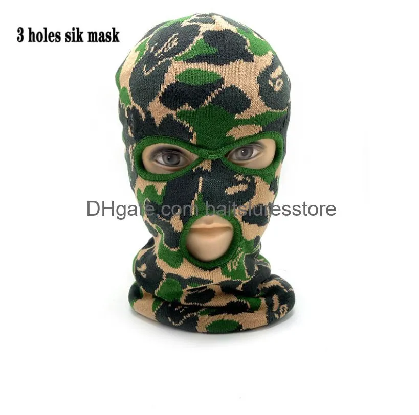 fashion balaclava 2/3-ho ski mask tactical mask full face camouflage winter hat party mask special gifts for adult