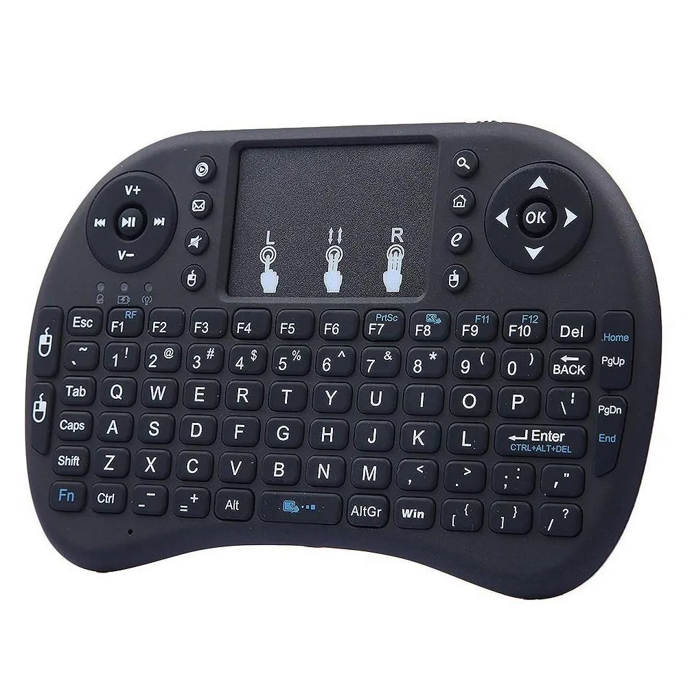 Mini I8 Keyboard Fly Air Mouse 2.4G USB Wireless Remote Control Touchpad For Android TV Box PC Projector