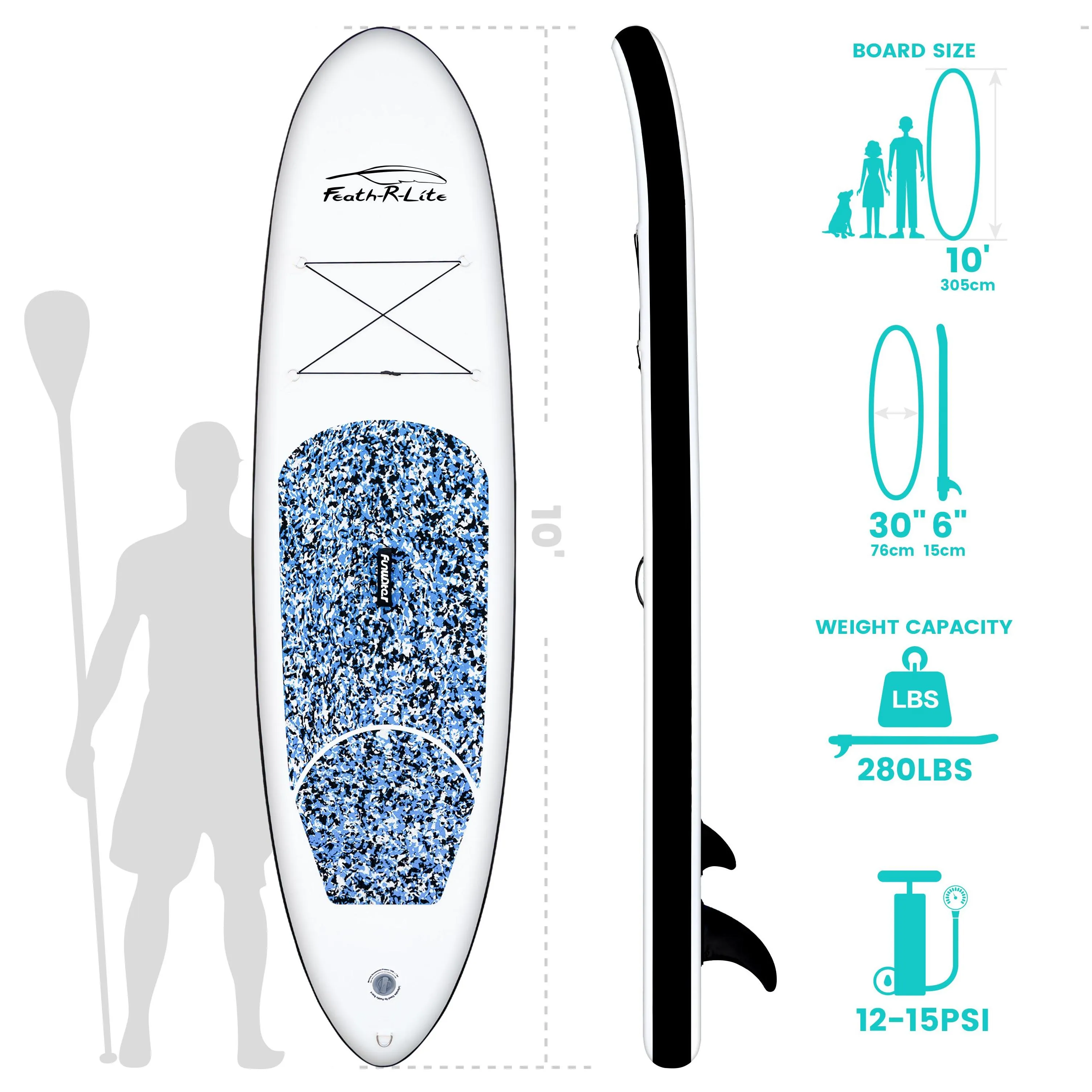 Funwater paddle board surfboard stand up paddleboard inflatable Tabla Surf Wholesale Ca eu warehouses Padel surfboard surfing Sporting