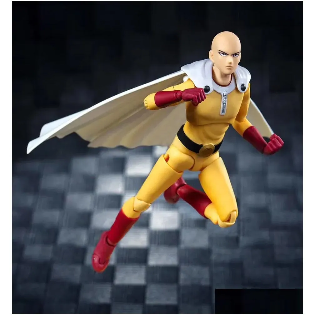 Dasin Model Greattoys GT One Punch Man Figures Saitama Genos Garou SHF PVC Action Figure Anime Toys Figure