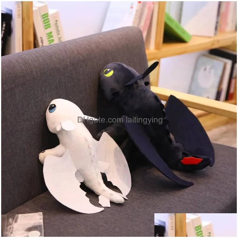 plush pillows cushions cushion/decorative pillow flying dragon toothless plush toy stuffed doll throw decorative anime cartoon figure gift for childre