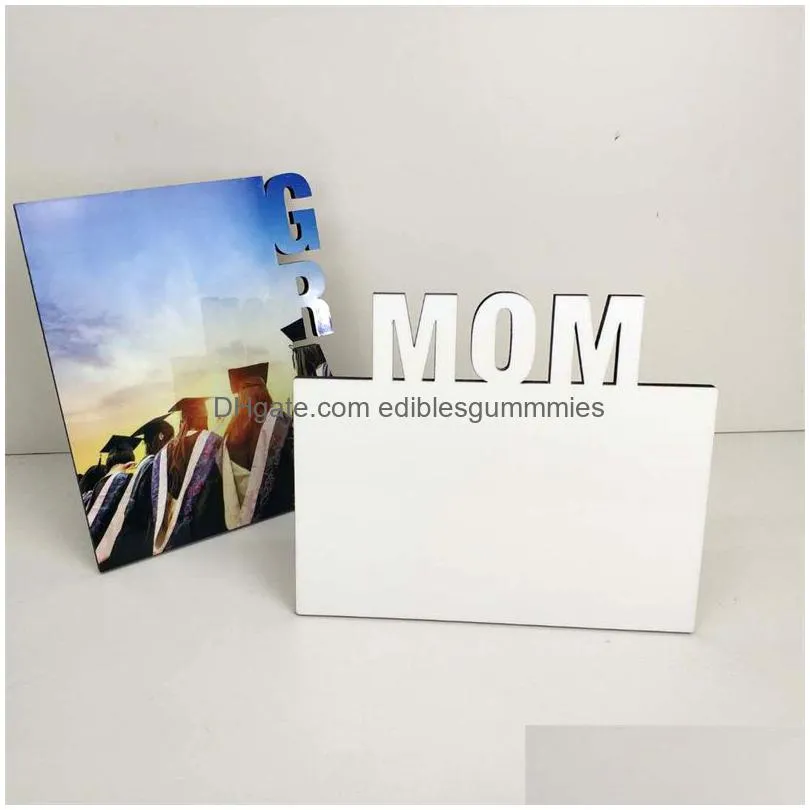 sublimation blank p o frame album ornaments diy heat transfer frames desktop decoration mothers day gift