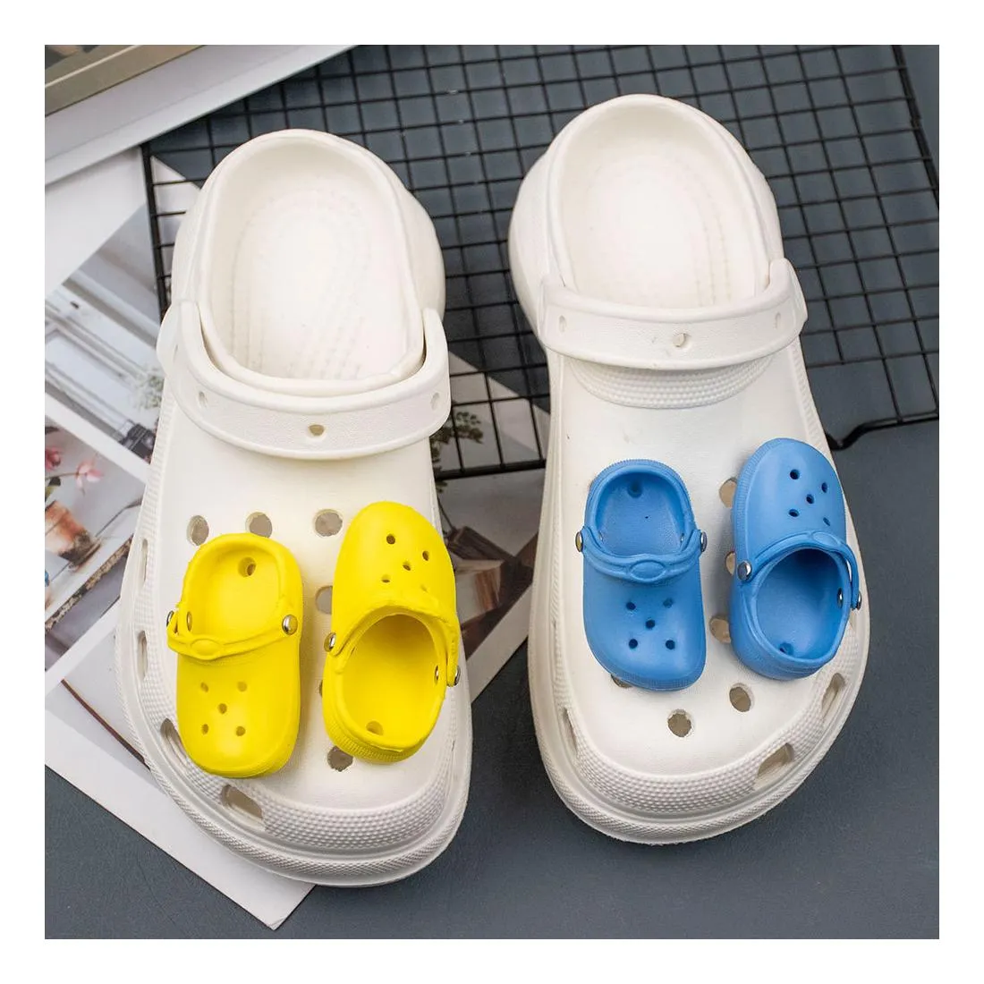 cute astronaut charms for clogs sandals funny