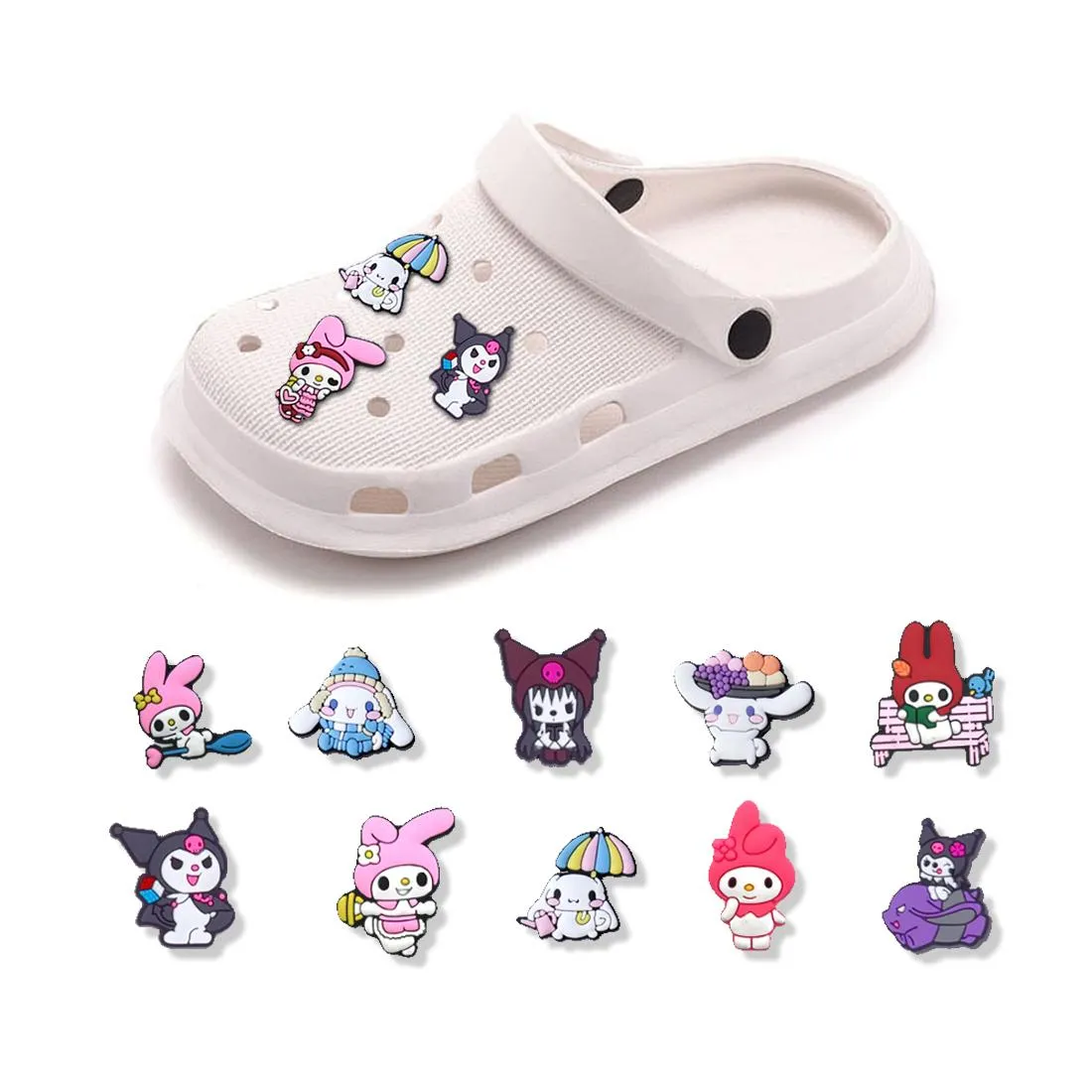 cartoon clog charms for girls cute pack pins decoration bags clogs slides kids girl women party favors gifts dr