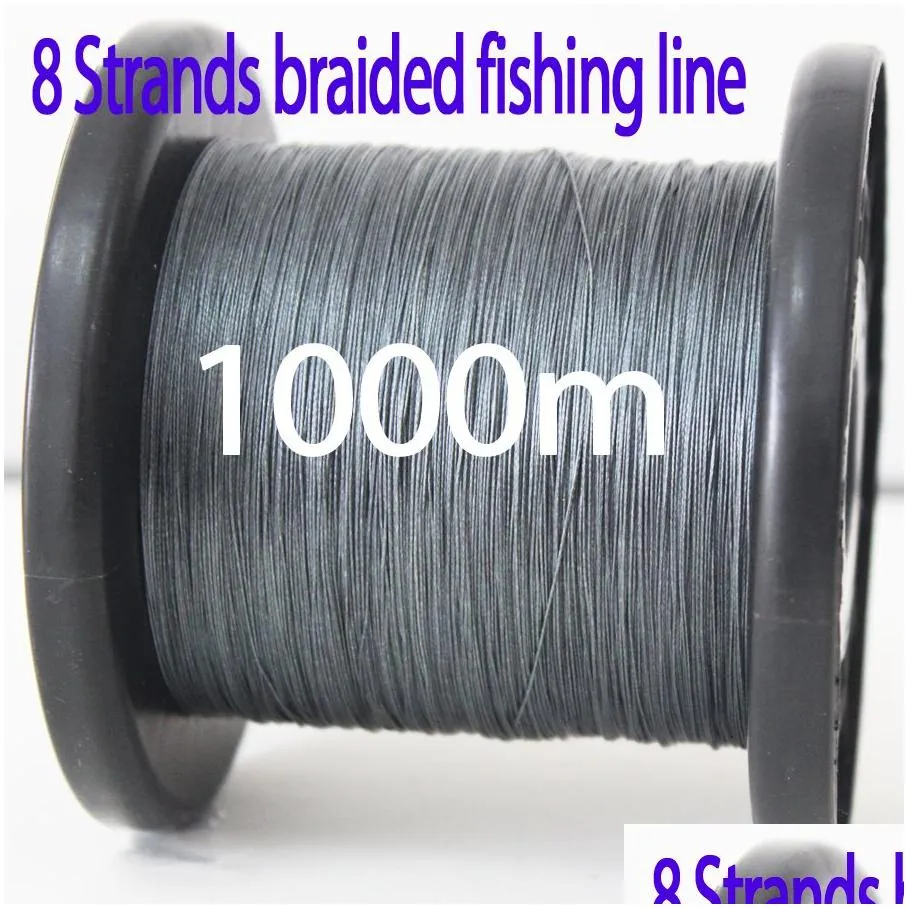 japanese 8 strands braided fishing line 1000m 40lb-200lb sufix multifilament fishing wire fishing tackle