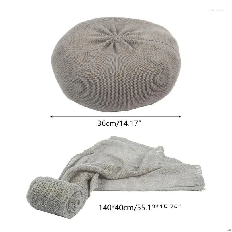 Blankets 1 Set Born Baby Pography Props Posing Sofa Knitted Infant Po Shooting Accessories