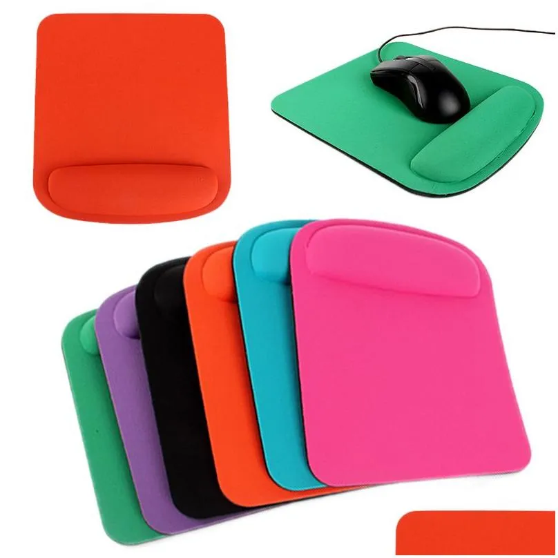 Mouse Pad With Wrist Rest For Laptop Mat Anti-Slip Gel Wrist Support Wristband Mouse Mat Pad For PC Laptop Macbook Computer EVA