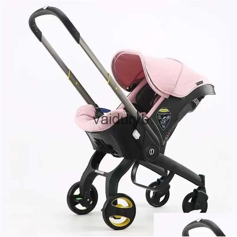 Strollers# Baby Stroller 3 In 1 Pram Carriages For Newborn Lightweight Buggy Travel System Multi-function Cartvaiduryb
