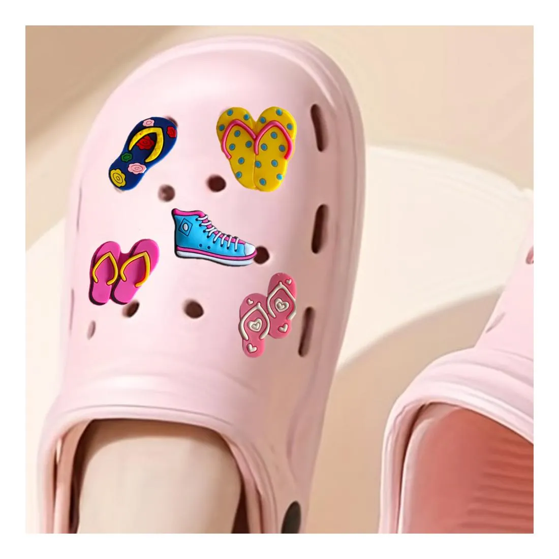 pattern charm for clog jibbitz bubble slides sandals pvc decorations christmas birthday gift party favors girl