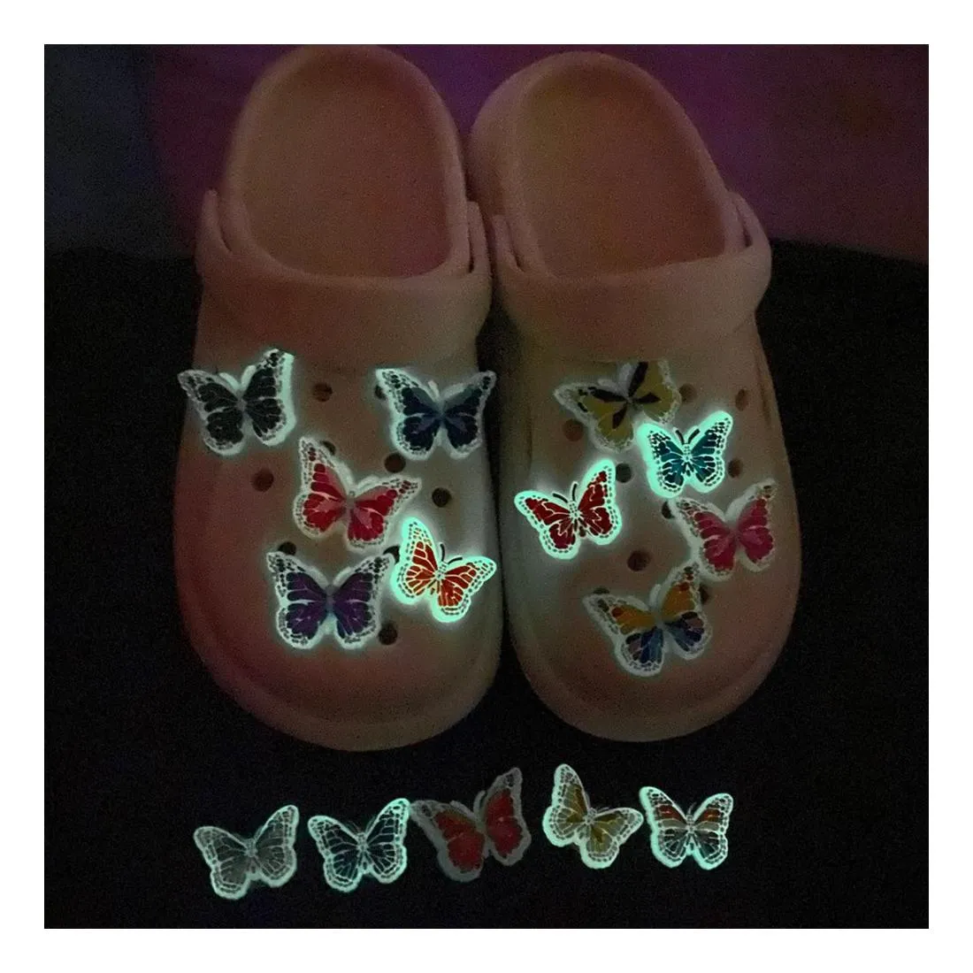 moment charms for clog jibbitz bubble slides sandals nice claw pvc decorations christmas birthday gift party fa