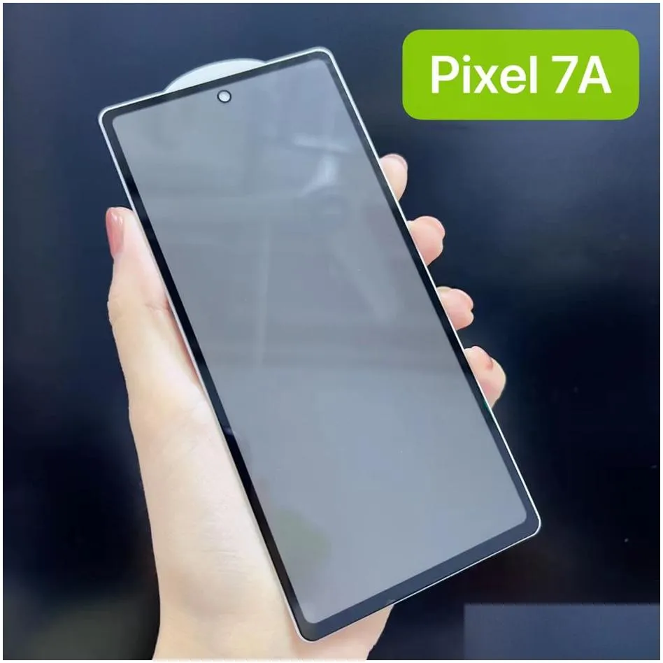 Pixel 7 7A 6 6A Privacy Full Cover Tempered Glass Phone Screen Protector wholesale anti-spy cell phone glass film for Google Pixel7 pixel7a pixel6