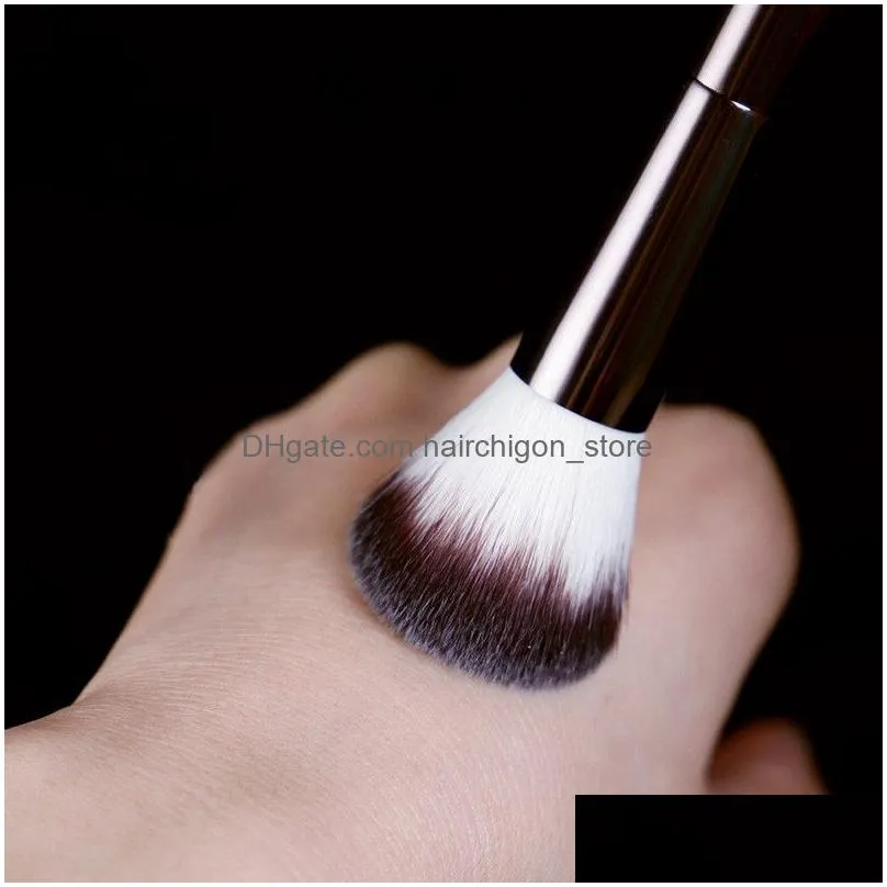 hg ambient lighting edit makeup brush dual-ended perfection powder highlighter blush bronzer cosmetics tools