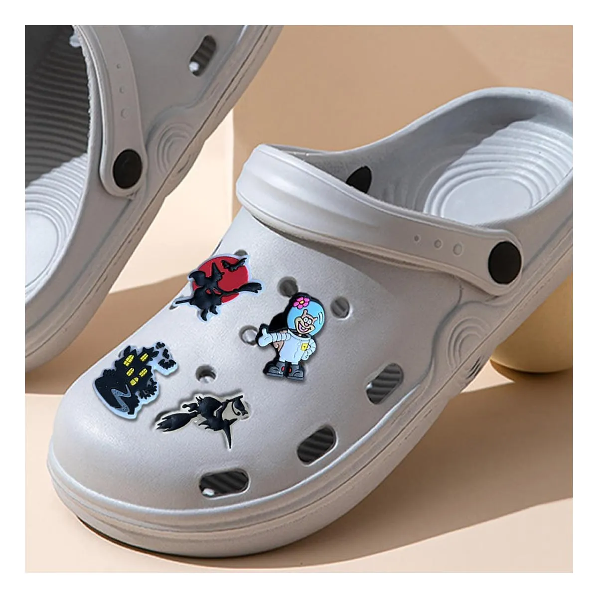 funny cartoon charms for clog sandals unisex decoration cute jig party gift usa star