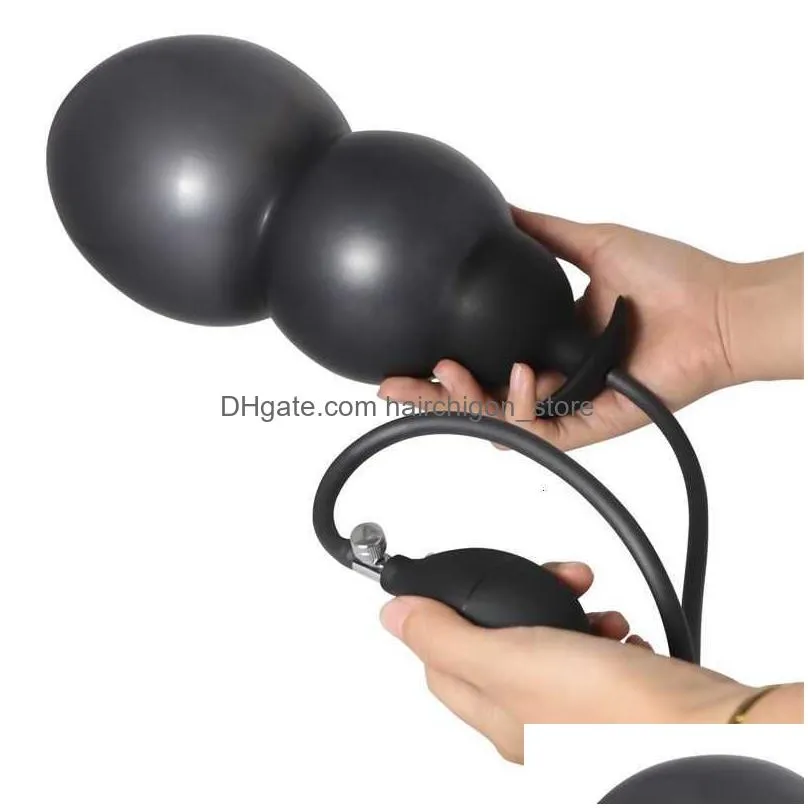  massager bdsm inflatable anal plug expander butt dilatator g spot stimulator prostate massager toys adult supplies