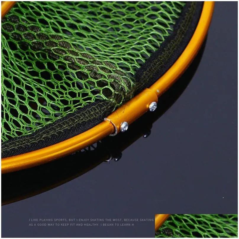 Card edge fish protection aluminum alloy anti-hanging black pit platform Fishing household fishes net wholesale Fishing Accessories