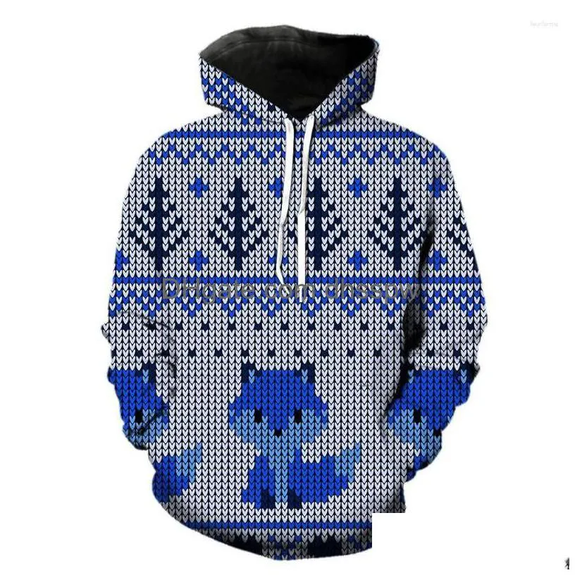 mens hoodies santa claus christmas tree spring 3d print tops teens funny unisex fashion sweatshirts oversized long sleeve cool