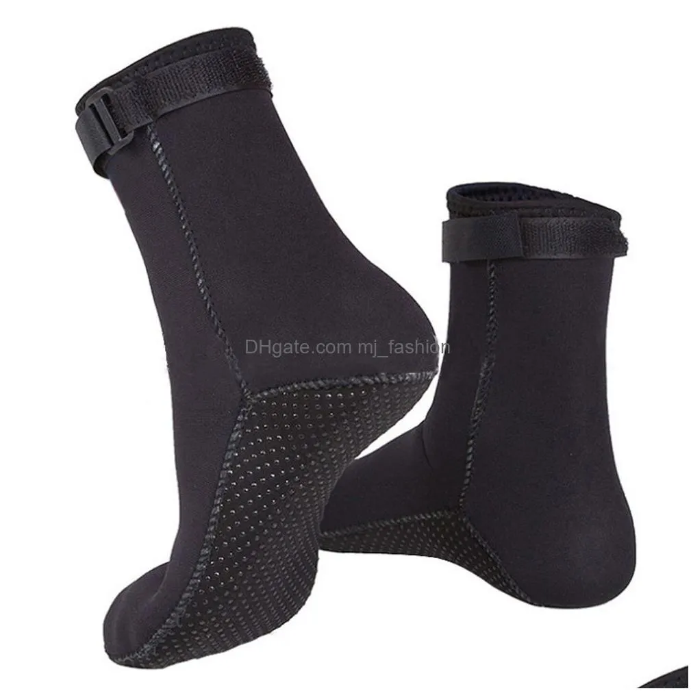 fins gloves 1 pair diving socks neoprene beach for men women thick winter swimming warm non slip 3mm surfing snorkeling socks 230420