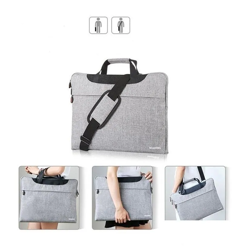 Laptop Cases Backpack Case Handbag Notebook Liner Bag 15.6 Inch And Below Laptops Drop Delivery Computers Networking Computer Accessor