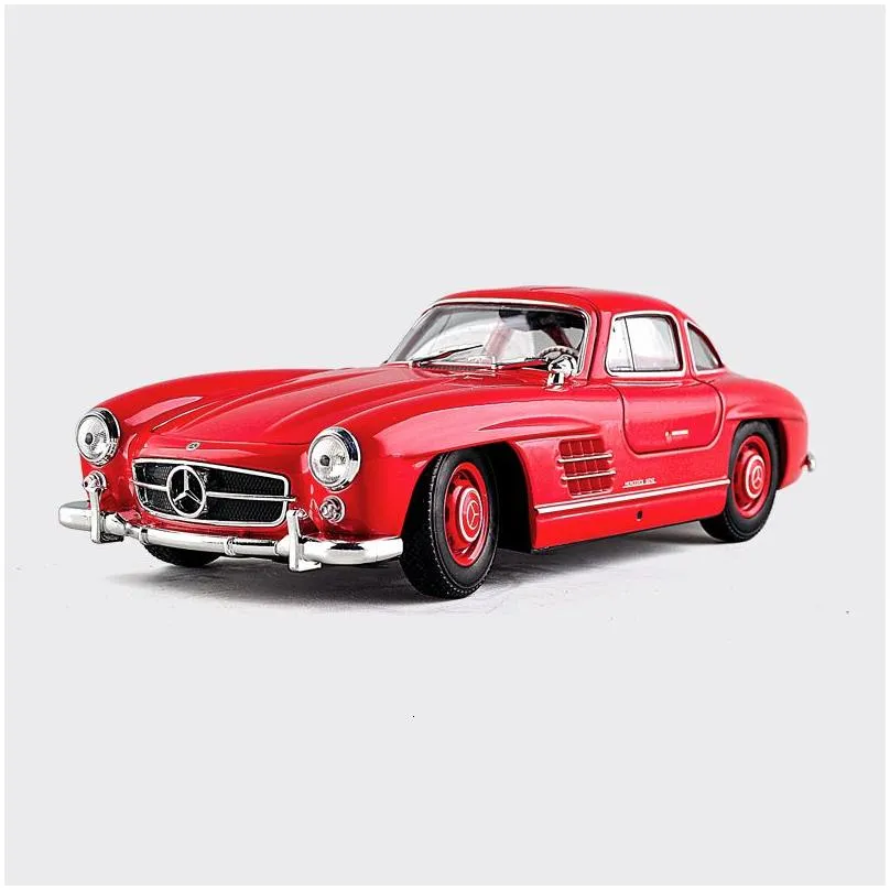 Diecast Model Cars Diecast Model Welly 1 24 -Benz 300Sl 220 230Sl Alloy Car Diecasts Toy Vehicles Collect Boy Birthday Gifts 230630 Dr Dhrxl
