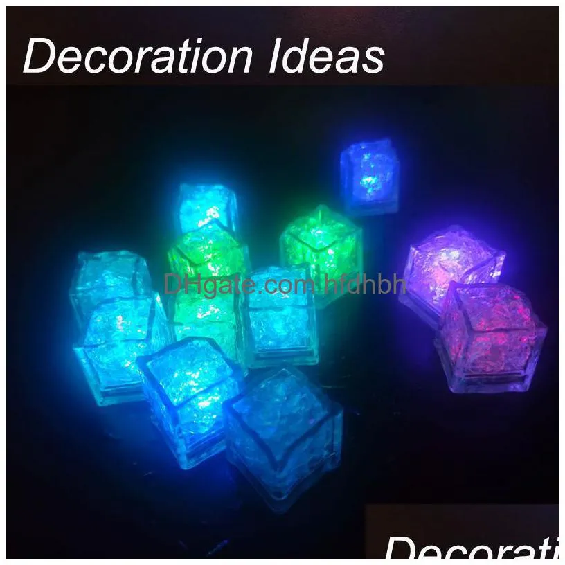 creations light up ice cubes holiday lighting for drinks. each glow in the dark with 7 color modes. multiple events multi led flashing blinking usa
