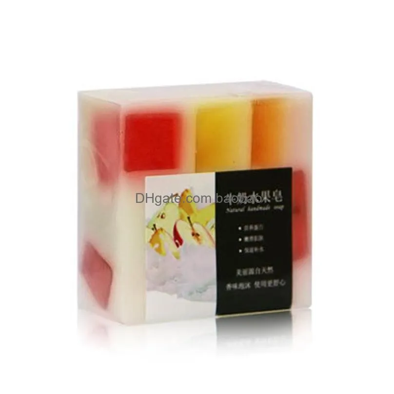 papaya  cherry fruit handmade soap oil control moisturizing  skin care cleansing bath6280042