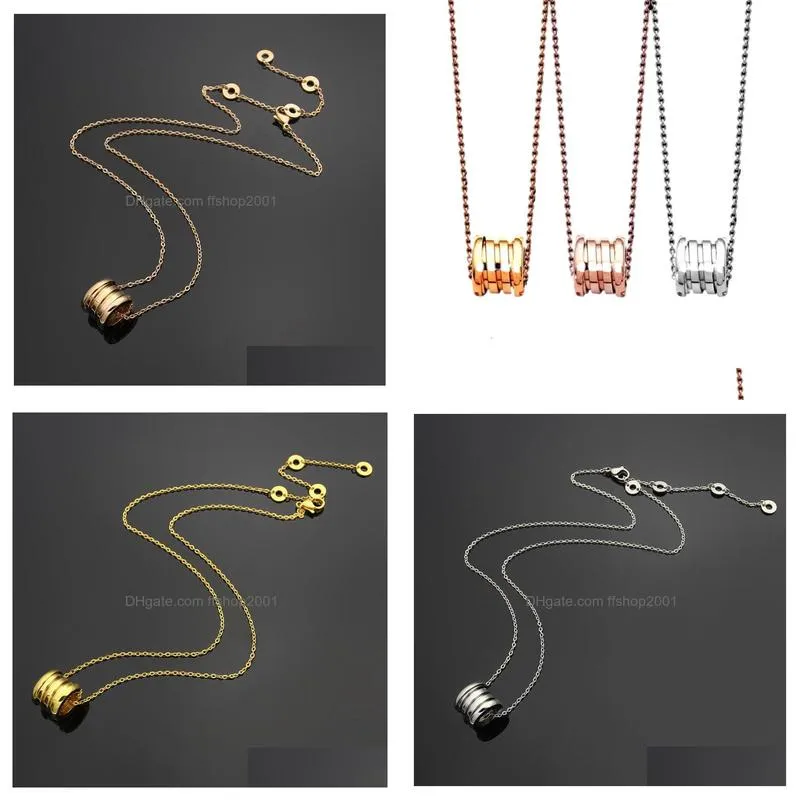 2013top quality stainless steel b letter spring pendant women designer necklaces gold sier rose colors lover necklace fashion couple