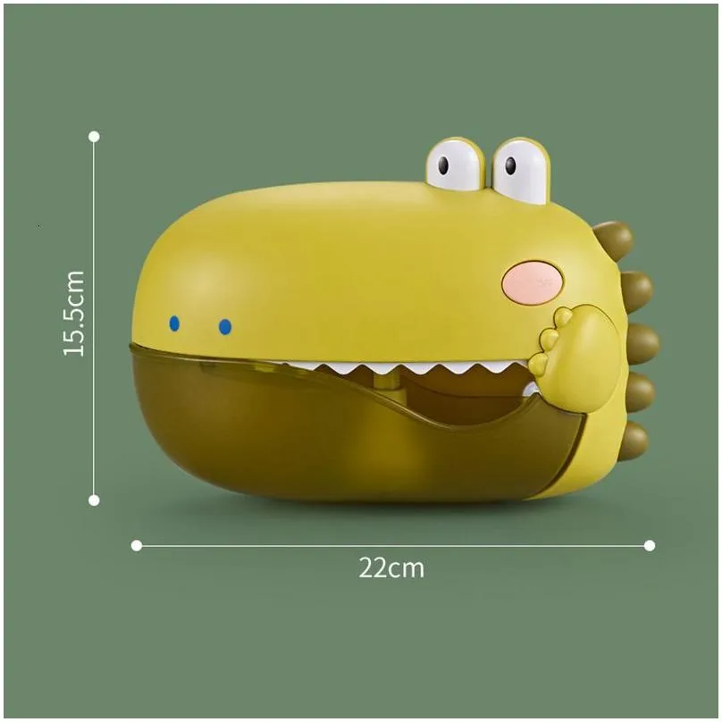 Bath Toys Baby for Kids Music Dinosaur Bubble Machine tub Soap Automatic Maker room Toy 221118