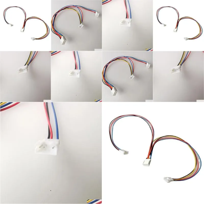 Video Graphics Card Cooling Fan 4Pin 1to2 Motherboard 3P / 4P PWM Temperature Control Extension Power Cable Male To Female 26cm