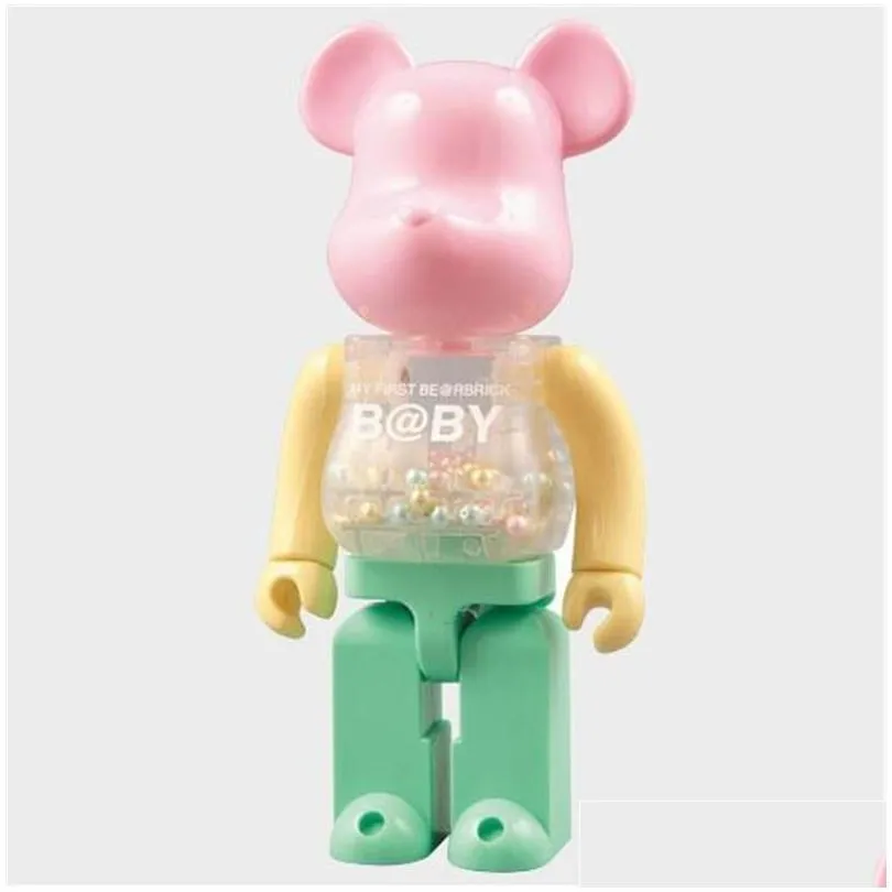 HOT 400% 28CM Bearbrick The century violent bear Chiaki figures Toy For Collectors Be@rbrick Art Work model decoration toys gift