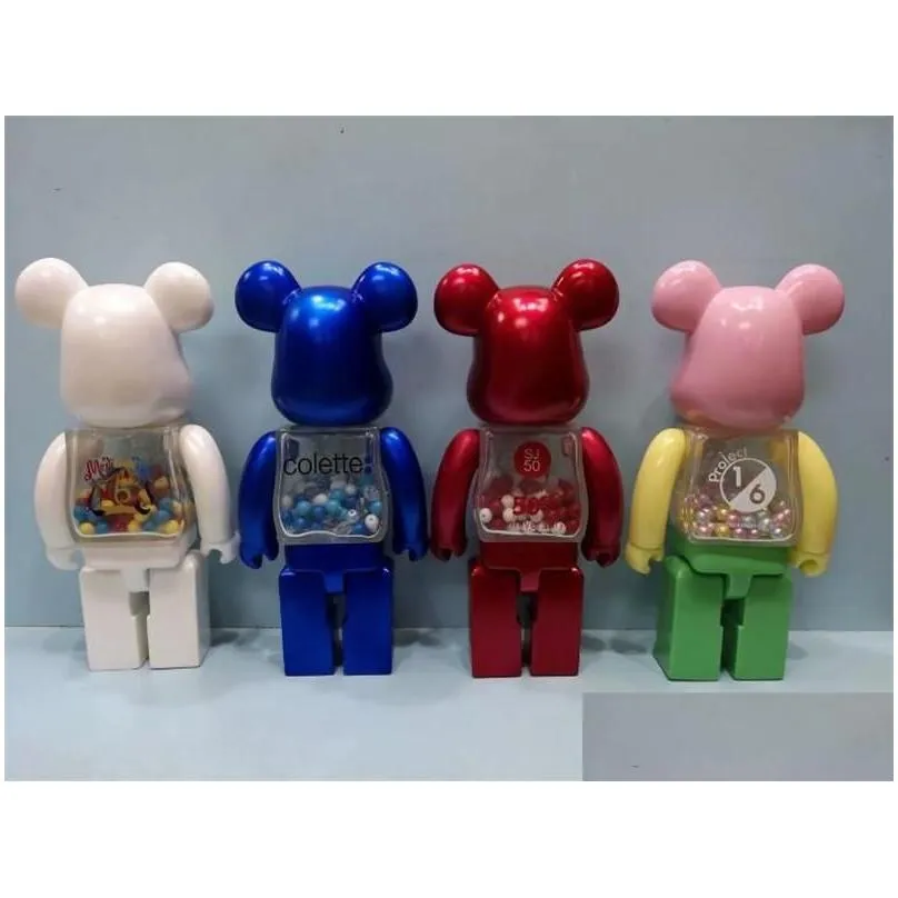 HOT 400% 28CM Bearbrick The century violent bear Chiaki figures Toy For Collectors Be@rbrick Art Work model decoration toys gift