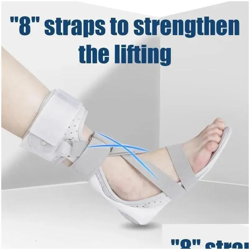 Leg Shaper Foot Drop Brace Splint Ankle Foot Orthosis Walking with Shoes or Sleeping for Stroke Hemiplegia Beauty Health 231010