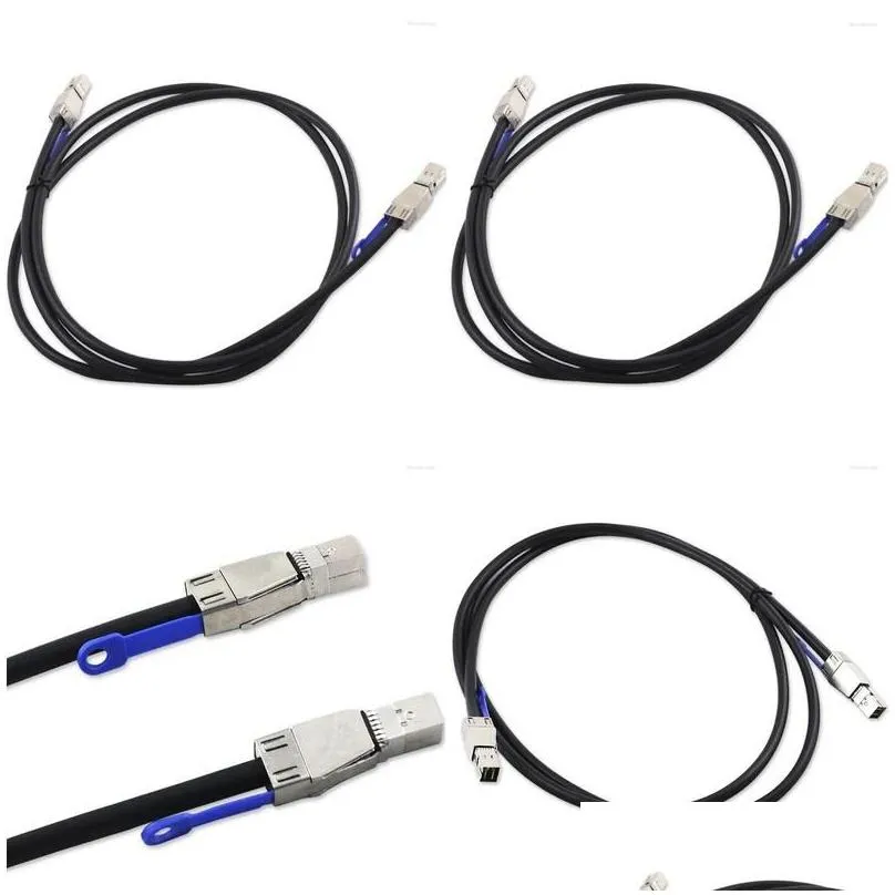 Computer Cables Connectors S 2 Meter External Hd Mini Sas 12G Sff-8644 To Data For Server Raid Drop Delivery Computers Networking Acce