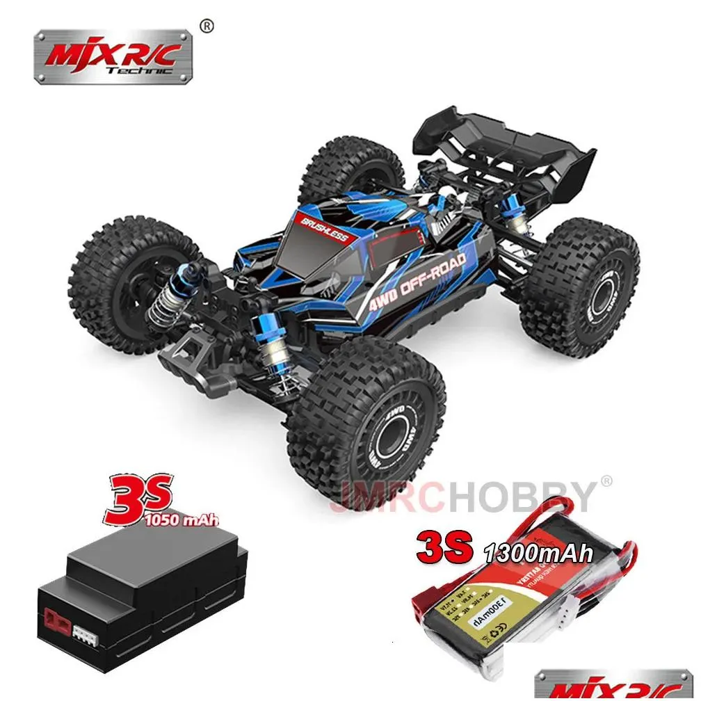 Electric/Rc Car Electric/Rc Car Mjx Hyper Go 16208 16210 Remote Control 2.4G 1/16 Brushless Rc Hobby Vehicle 68Kmh High-Speed Off-Road Dhmer