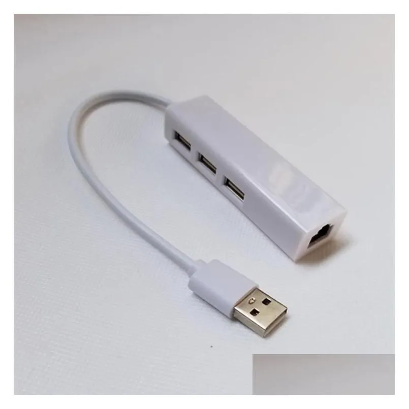 USB3.1 Type-C to RJ45 Ethernet Network Card Lan Adapter 3 Port USB 3.1 HUB For Macbook Tablet PC Phone