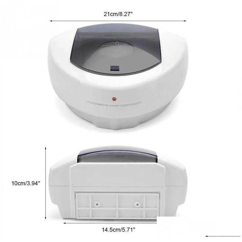 Liquid Soap Dispenser 500Ml Matic Touchless Sanitizer Soap Dispenser Sensor Hands Bathroom Wall Mounted Manual Liquid Sh190919 Drop De Dh1Pk