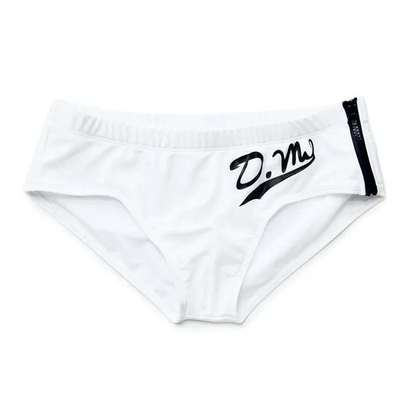 Side Zipper Mens Swim Briefs Sexy Swimwear Men Swimming Trunks Beach Bathing Suit Gay Shorts 2020 Desmiit Swimsuit zwembroek Man1