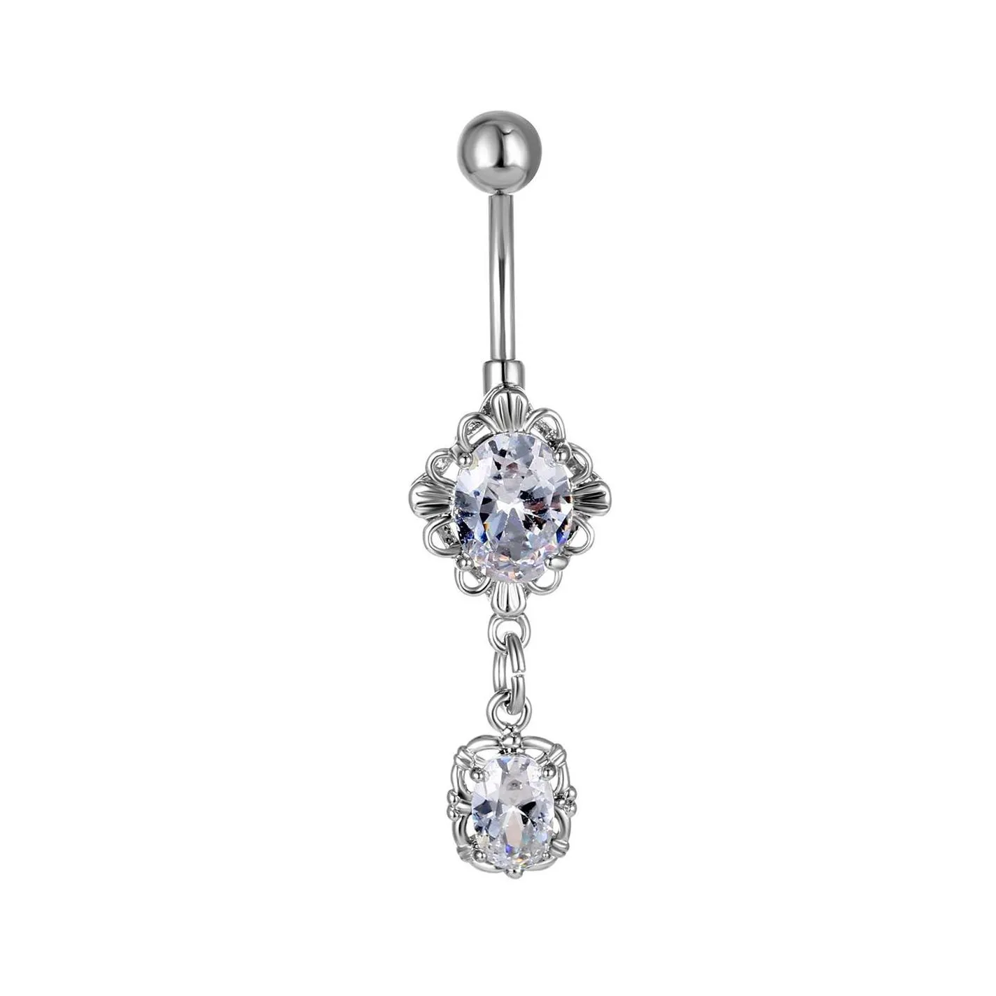 D0024 The key and lock styles Belly Button Navel belly Rings