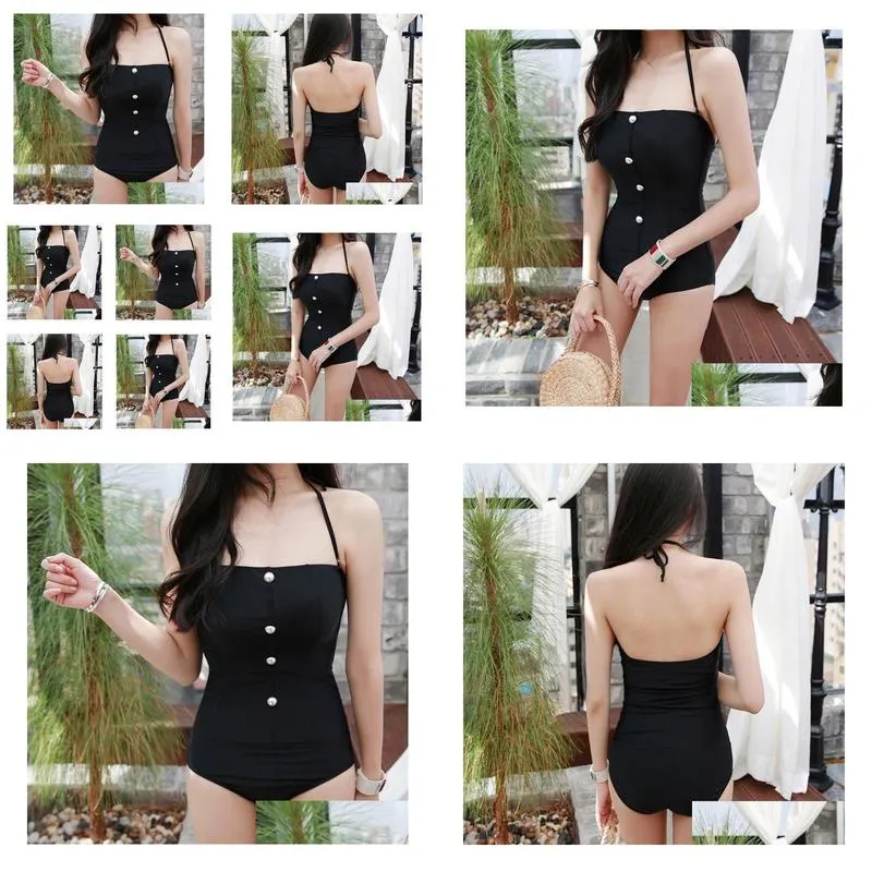 Women Body Sculpting Swimsuit Black Pearl Solids Over The Shoulder Wire Shirred Bandeau One piece Bathing Suit