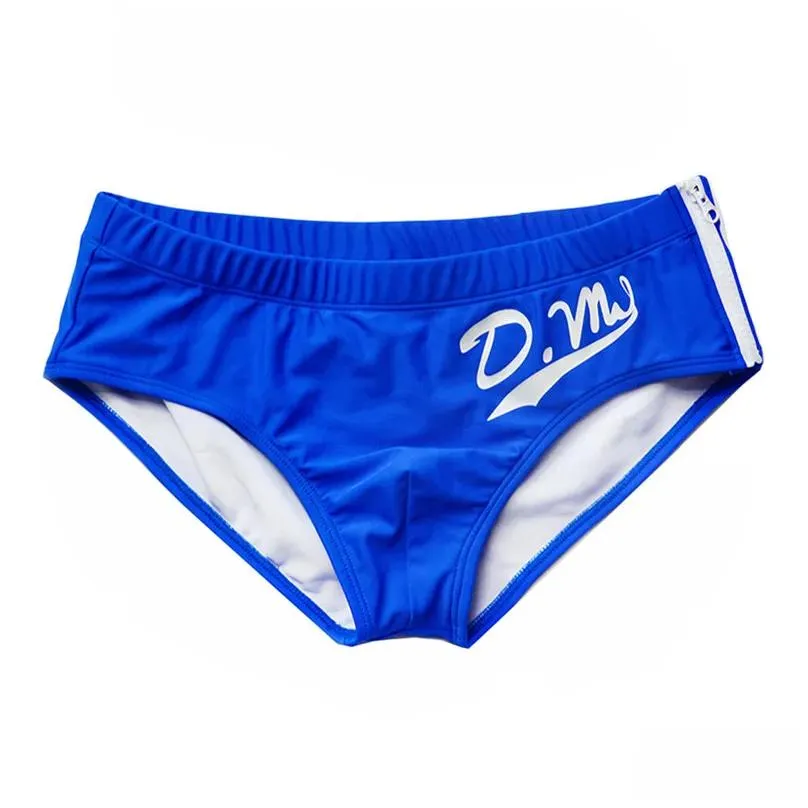 Side Zipper Mens Swim Briefs Sexy Swimwear Men Swimming Trunks Beach Bathing Suit Gay Shorts 2020 Desmiit Swimsuit zwembroek Man1