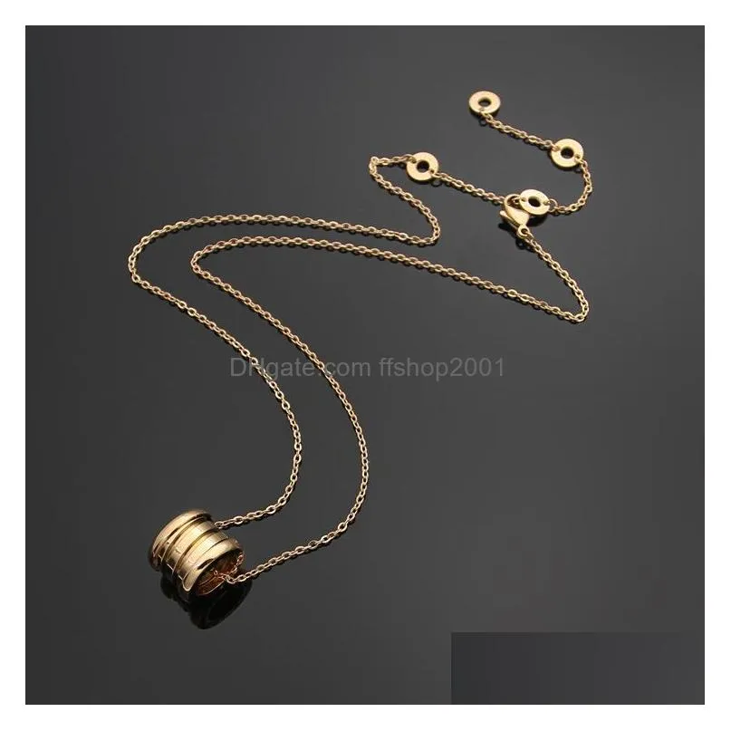 2013top quality stainless steel b letter spring pendant women designer necklaces gold sier rose colors lover necklace fashion couple