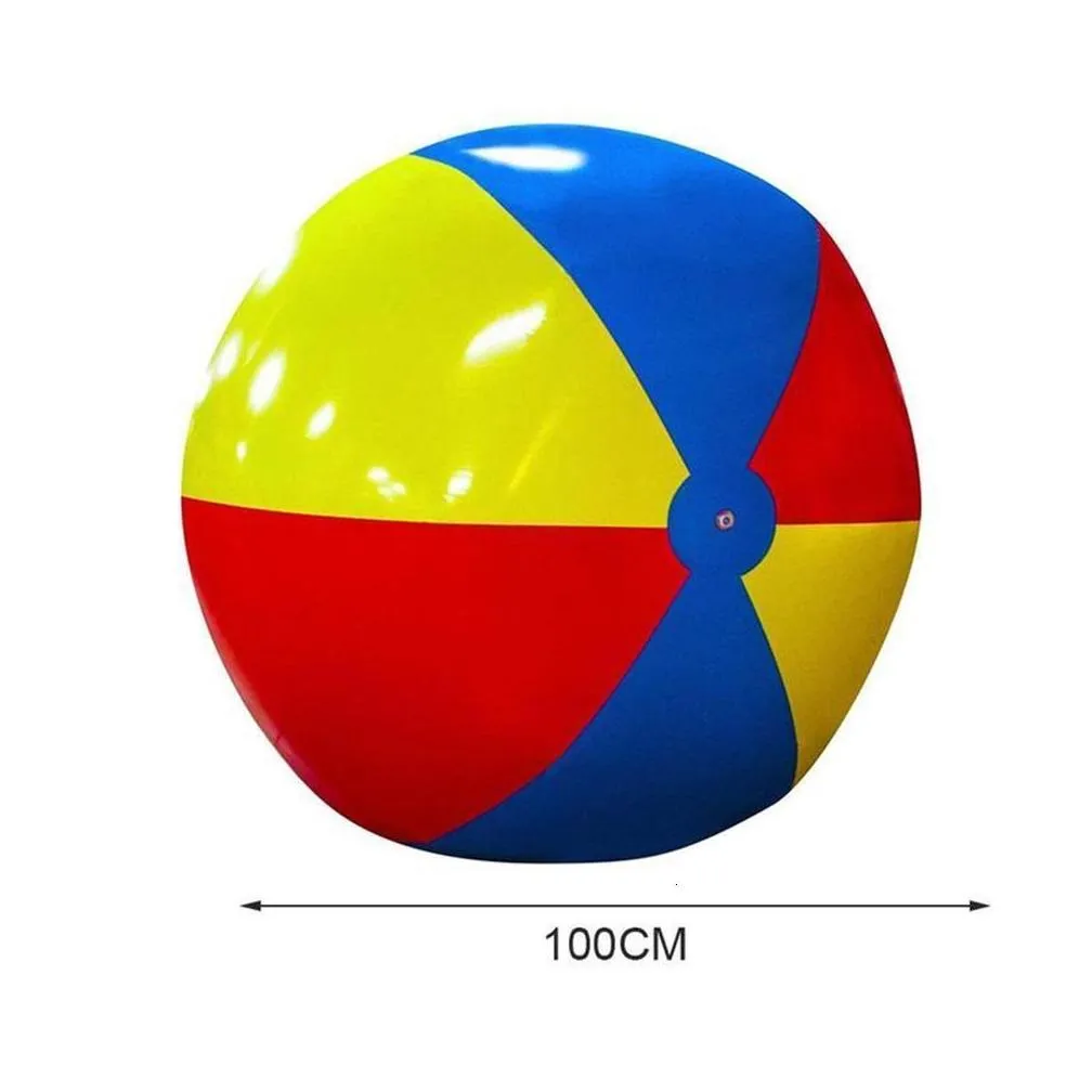 Sand Play & Water Fun Sand Play Water Fun Nt Summer Discount Childrens Adt Toys Swimming Pool Games Pvc Inflatable Beach Ball Balloon Dhzdu