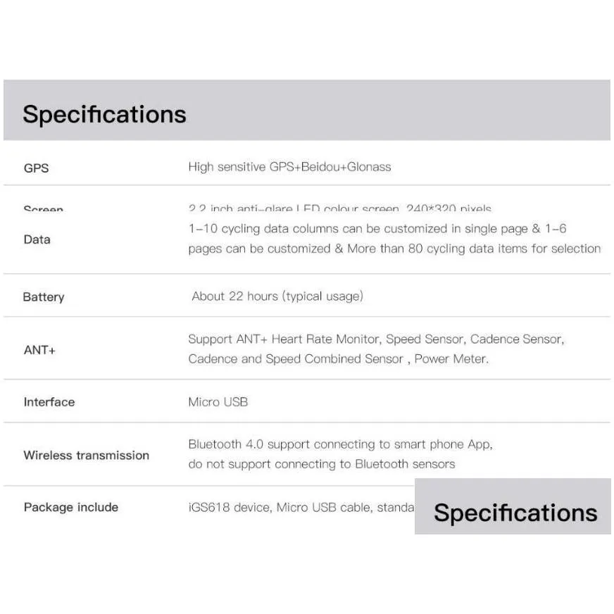 Bike Computers IGPSPORT ANT GPS IGS618 Bicycle Bluetooth Wireless Stopwatch Speedometer Waterproof IPX7 Cycling Computer1