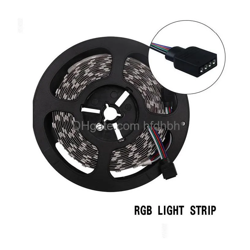 led strip 5m double row 5050 smd 5m 600leds rgb flexible rope lights 120leds/m waterproof rgb light strip 12v dc