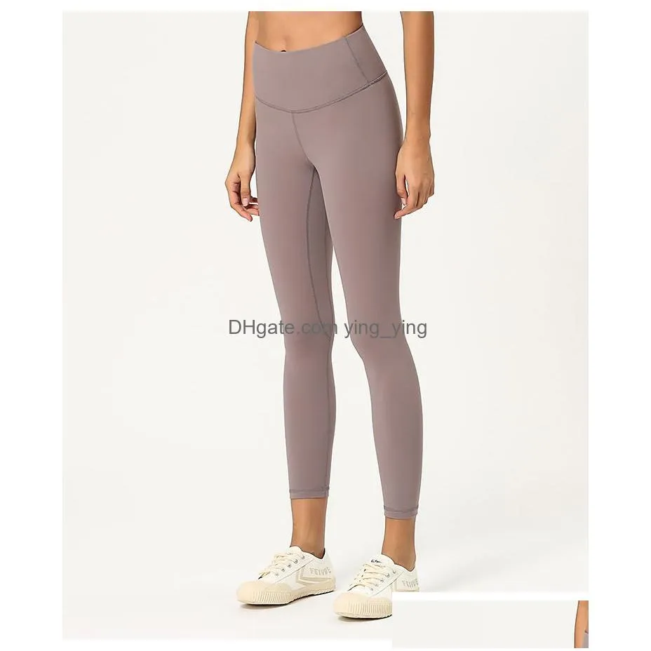 high waisted athletic leggings for women costumes tummy control workout pants 25 buttery soft single color yoga pants for workout running with inside mini