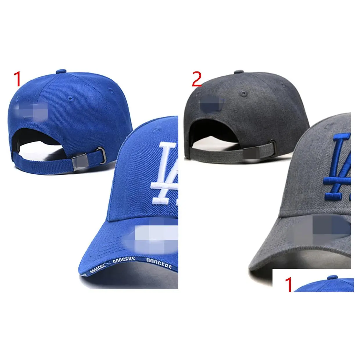 2023 Newest Mens Cap Hat Designer S La Baseball Hats Trucker for Men Women Round Active Letter Adjustable Peaked H5-5.23-9