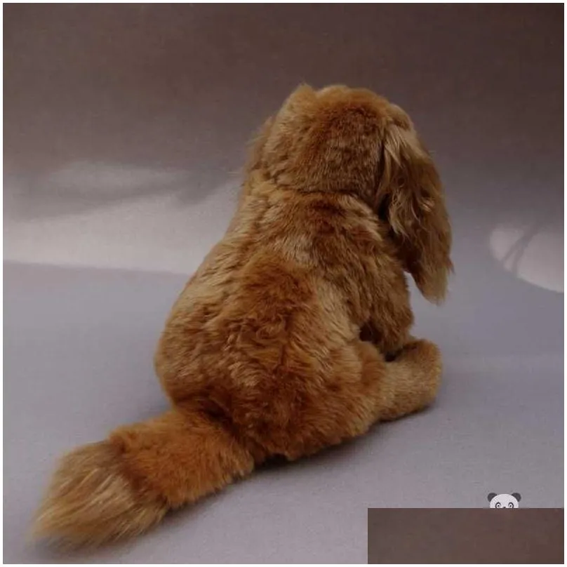 cute cocker spaniel doll soft stuffed plush animals toy present childrens birthday gifts toys shops q0727