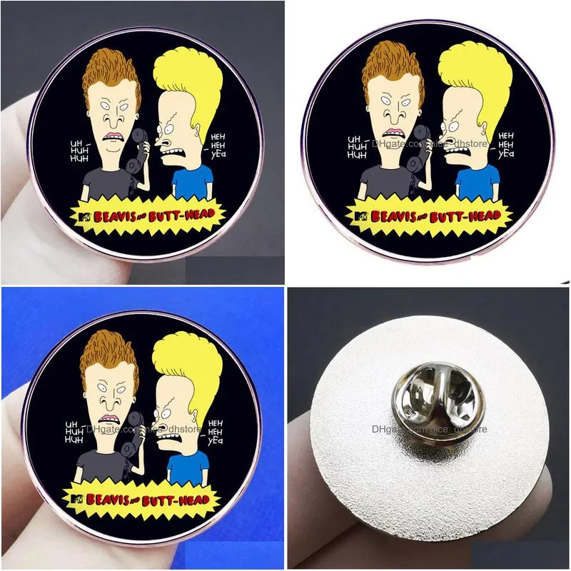 comic movie film quotes badge cute anime movies games hard enamel pins collect cartoon brooch backpack hat bag collar lapel badges